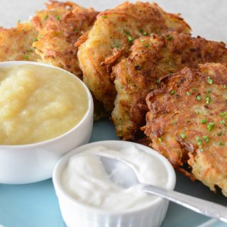 Best Latkes, a.k.a. potato pancakes by Your Allergy Chefs