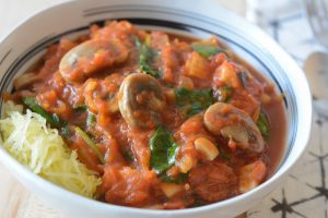 Spaghetti Squash Marinara by Your Allergy Chefs