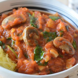 Spaghetti Squash Marinara by Your Allergy Chefs