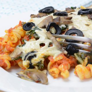 Veggie Pizza Pasta Bake by Your Allergy Chefs