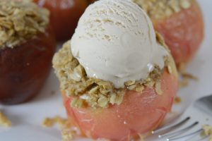 streusel stuffed baked apples from Your Allergy Chefs