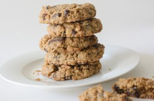 vegan and allergy-friendly Oregon trail oatmeal cookies