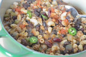 turkey chili mac by Your Allergy Chefs