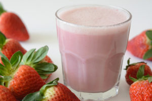 vegan and allergy-friendly strawberry milk