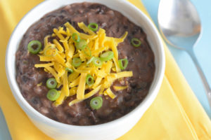 Gluten Free Lime Infused Refried Black Beans Recipe