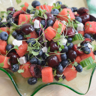 Watermelon Summer Fruit Salad Recipe