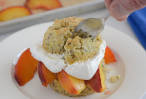 Roasted Peach Shortcakes Recipe