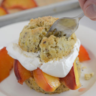 Roasted Peach Shortcakes Recipe