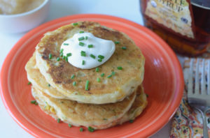 Zucchini cheddar Pancake recipe