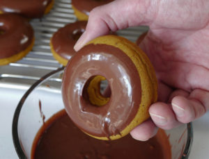 Allergen Free Chocolate Glazed Doughnuts