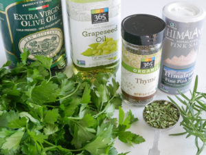 Allergy friendly herb oil recipe