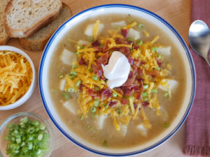 allergen free loaded baked potato soup