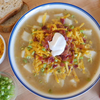 allergen free loaded baked potato soup