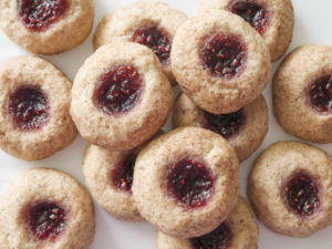 Allergen free raspberry thumbprint cookies recipe