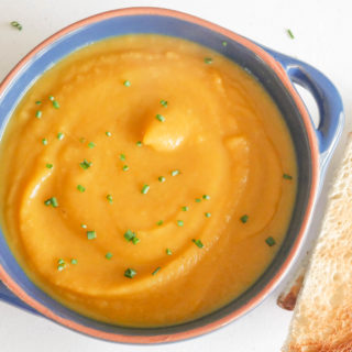 Allergen Free Roasted Acorn Squash Soup