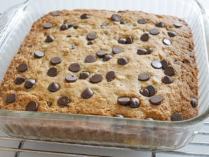 best ever gluten-free banana chocolate chip cake