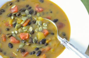 best pumpkin and black bean soup