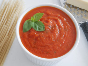 Tomato Sauce plated