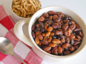 vegan baked beans by Your Allergy Chefs