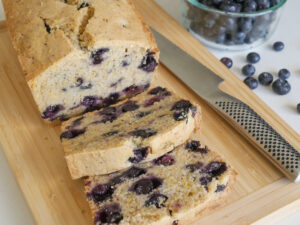 allergy friendly blueberry pound cake