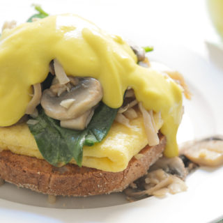best mushroom-spinach eggs benedict