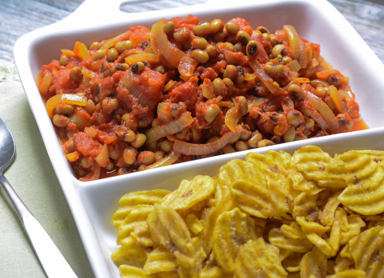 BlackEyed Peas and Tomato Stew with Sautéed Bananas Your Allergy Chefs